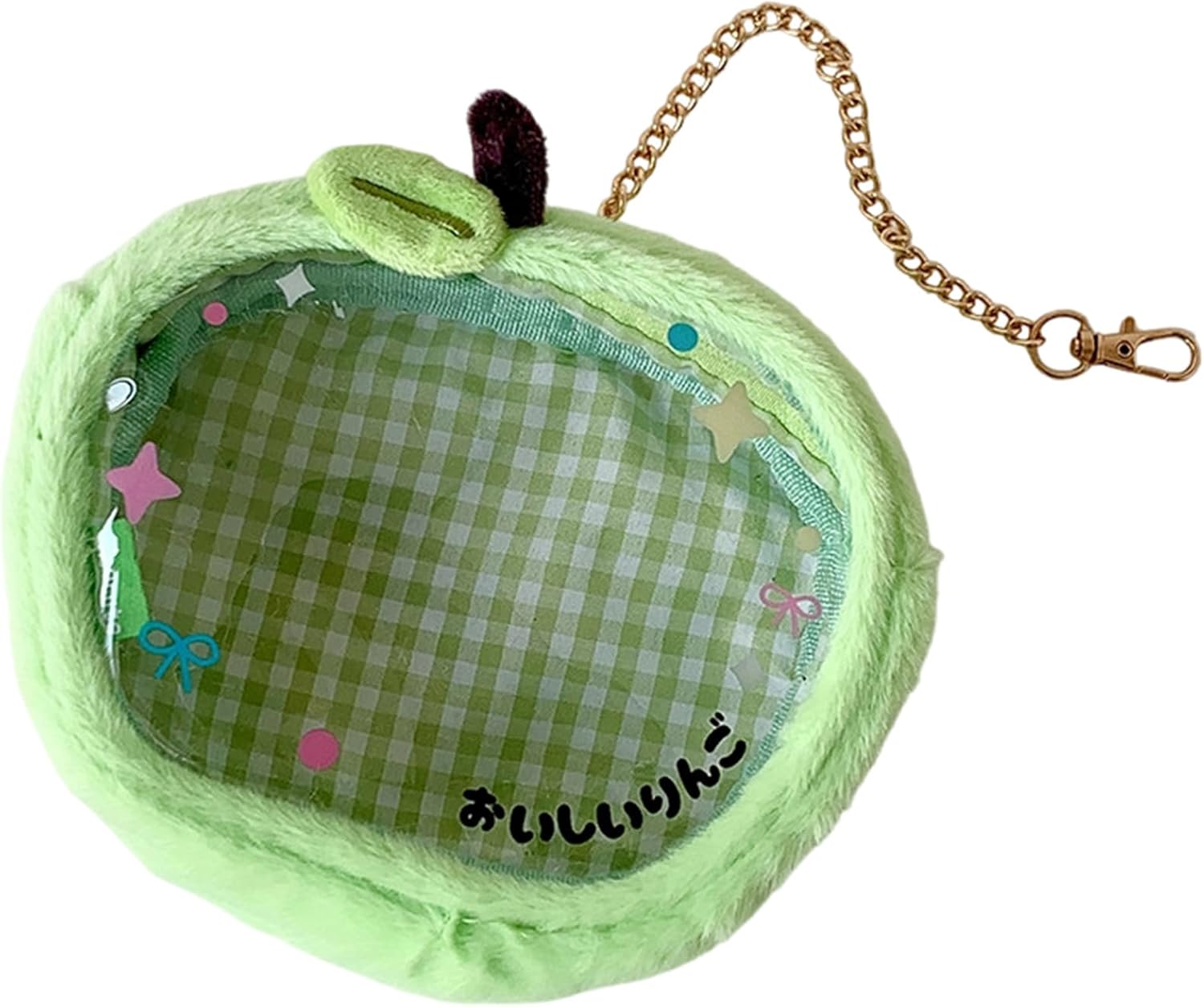 Clear Figure Display Bag with Keychain Hanging Minis Doll Storage Bag Collectibles Case for Minis Figures , Dolls Hanging Blinds Box Organizers