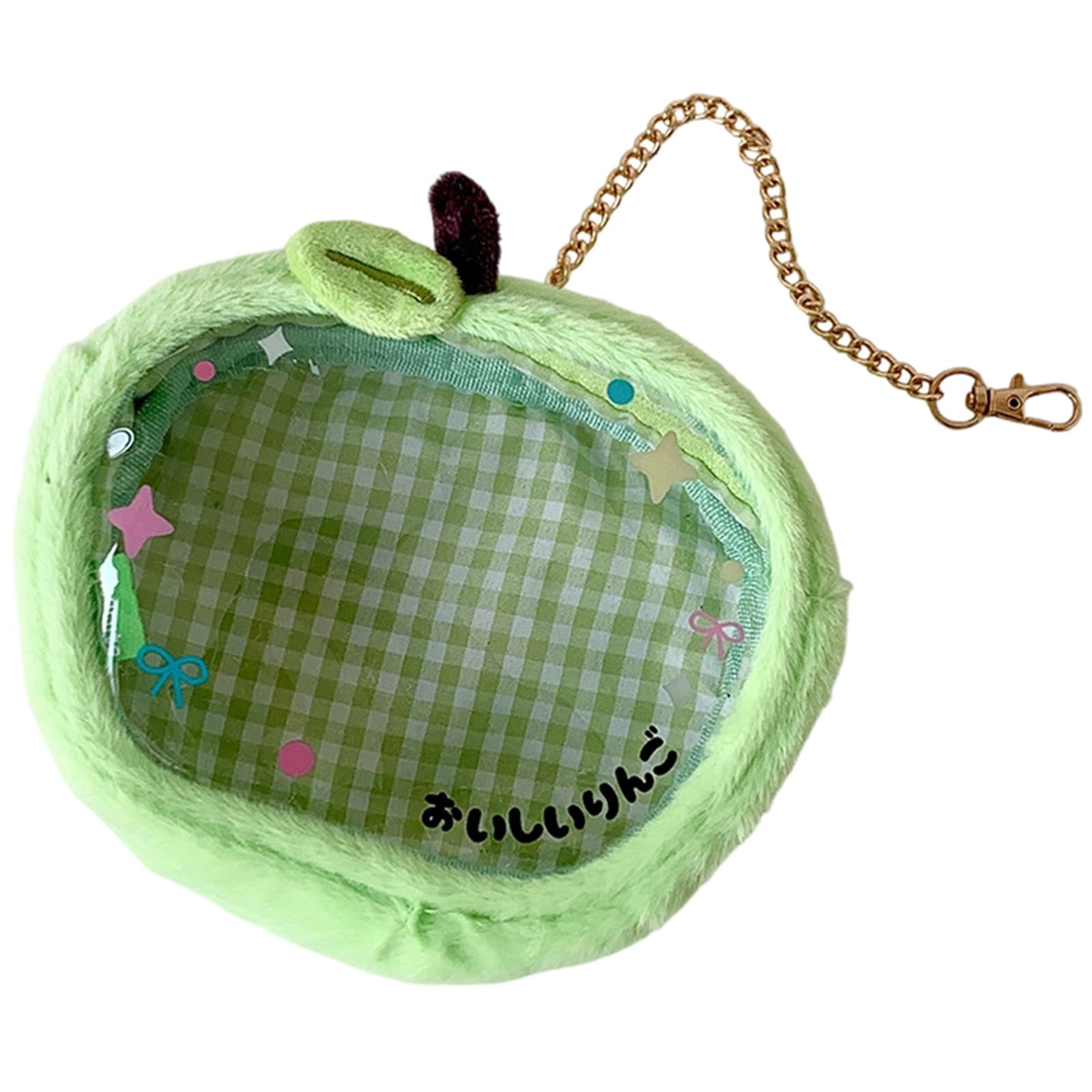 Clear Figure Display Bag with Keychain Hanging Blinds Box Organizers Small Doll Storage Pouches Bag for Bags Decorations Clear Figure Display with Keychain