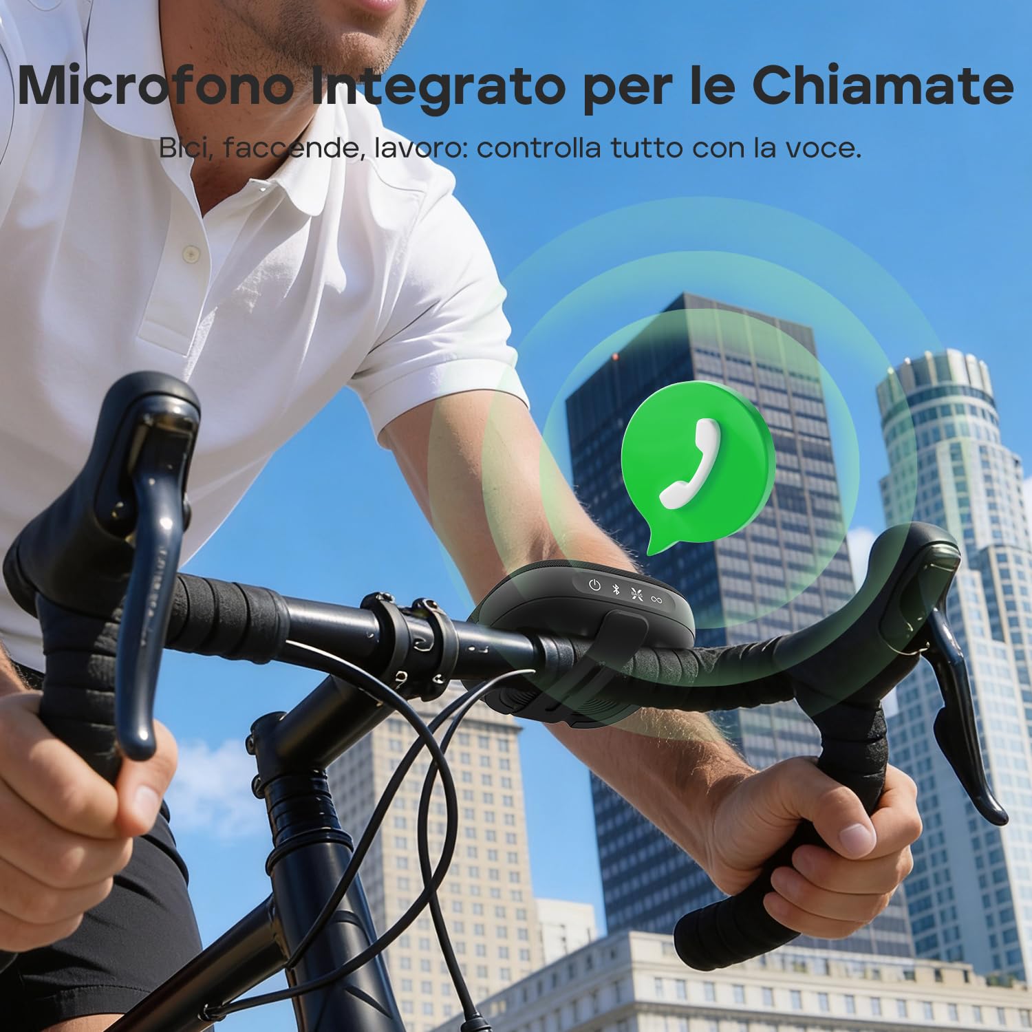 Tribit StormBox Micro 3 Cassa Bluetooth Portatile con Suono XBass da 13W, Bluetooth 6.0, 24 Ore di Autonomia, Impermeabile IP68, Cinghia e Attacco Magnetico per Bici, Golf e Attività Outdoor, Nero