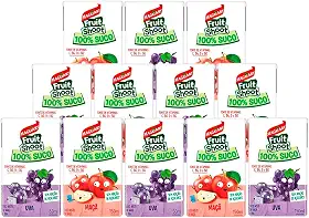 Kit Sucos Sortidos Fruit Shoot 100% Maçã e Uva 150ml