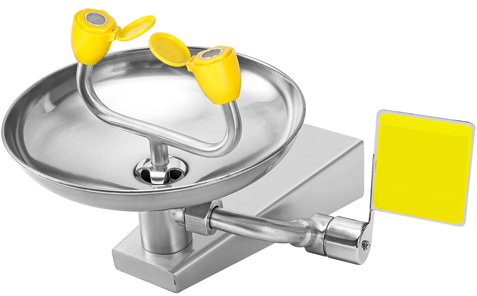 CGOLDENWALL Eye Wash Station Wall Mounted Eyewash Station Emergency Eye