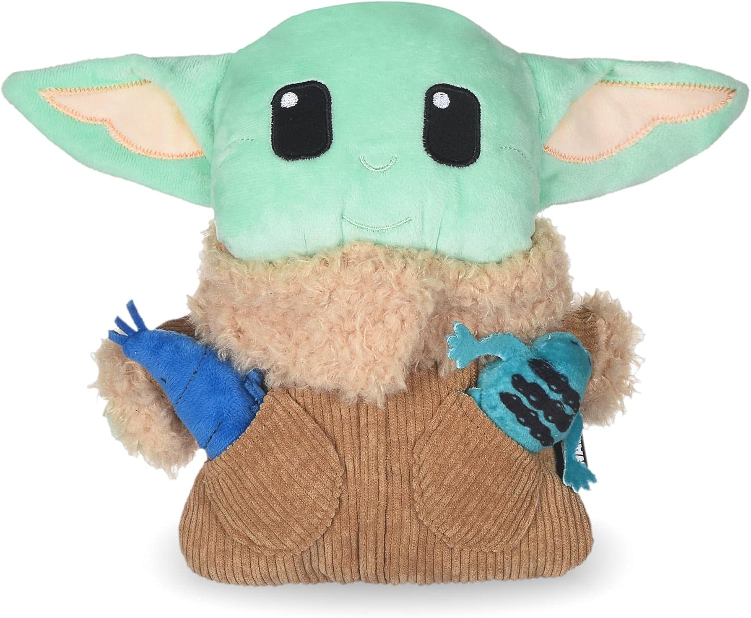 Star Wars Baby Yoda The Mandalorian The Child Burrow Dog Toy | Small Plush Toys Fabric Plush Dog Toy, Squeaky Plush Toys for Small Dogs, Hide and Seek Dog Toy,Multi,9 Inch,FF15144