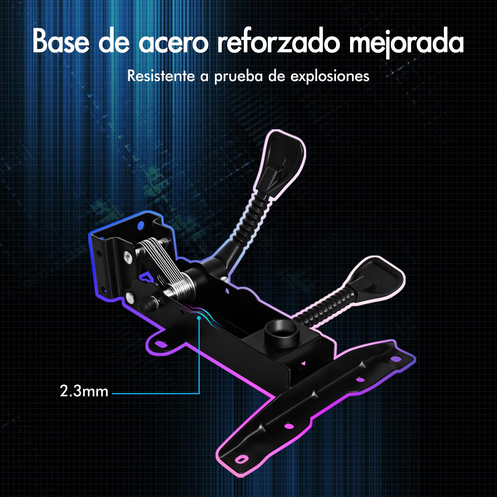 ALFORDSON LED Silla Gaming, Silla Gamer con Masaje de 8 Puntos, Silla de Ordenador Ergonómico con Iluminación RGB con Soporte Lumbar y Reposacabezas, Altura Ajustable, Blanco