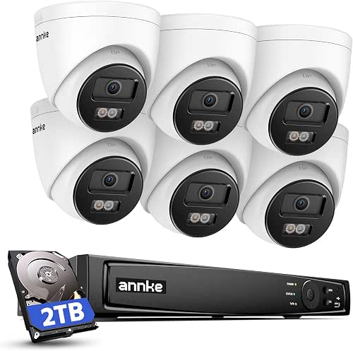 ANNKE 4K PoE Security Camera System, 12MP H.265+ 8CH NVR
