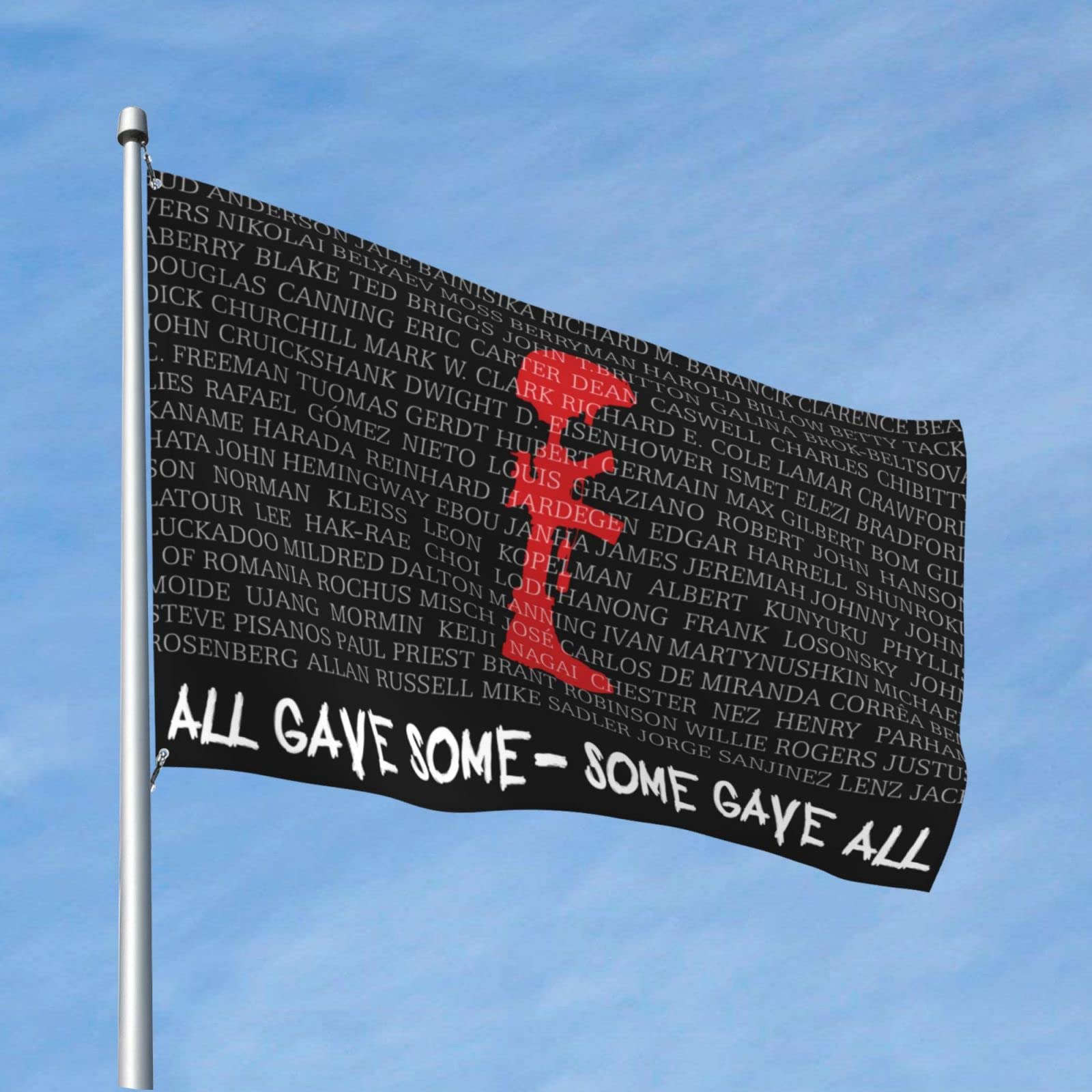 Drapeau militaire 152 x 244 cm pour habiller un mur de dortoir ou coin piscine