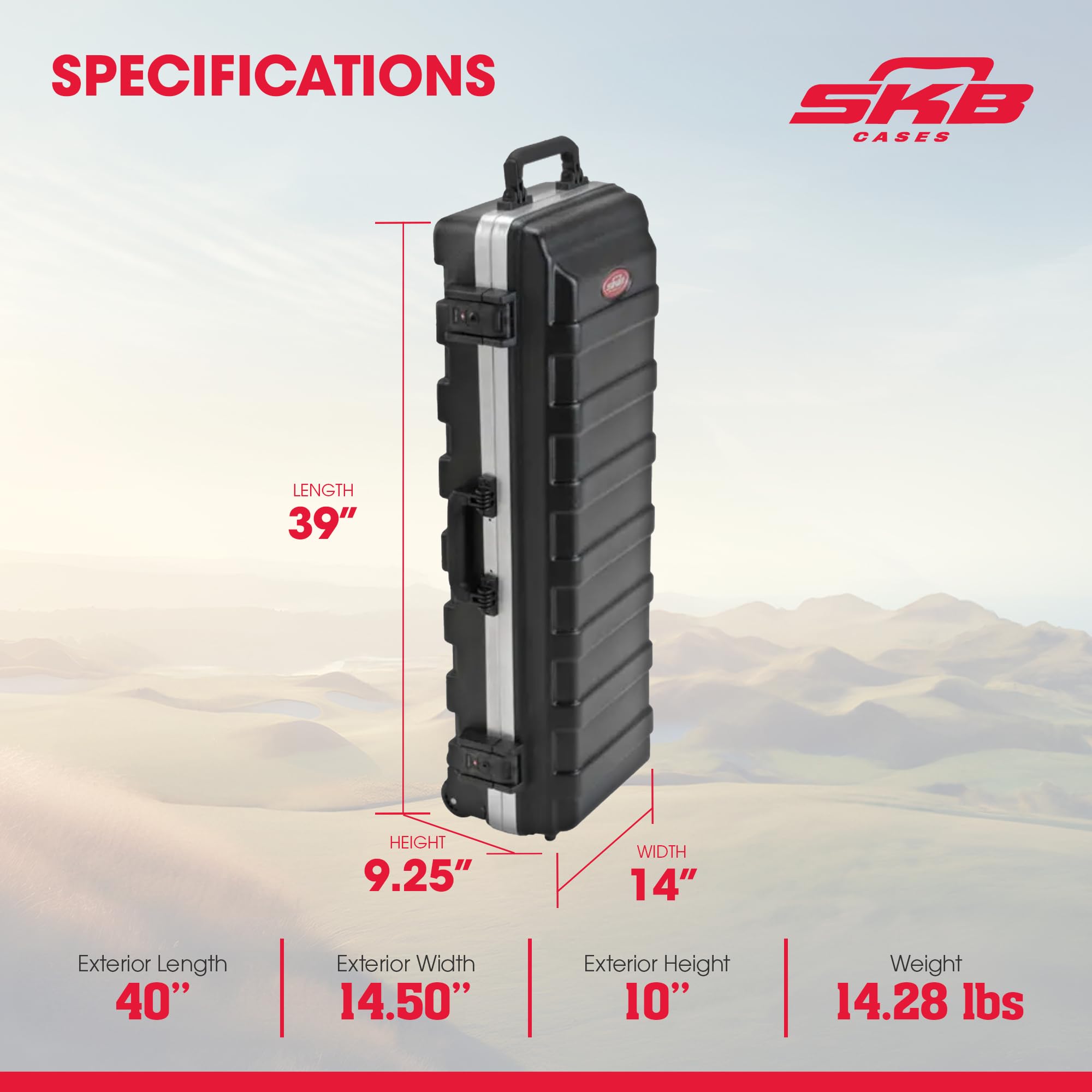 Amazon | SKB マイク／シンバルスタンド用 ハードケース キャスター付