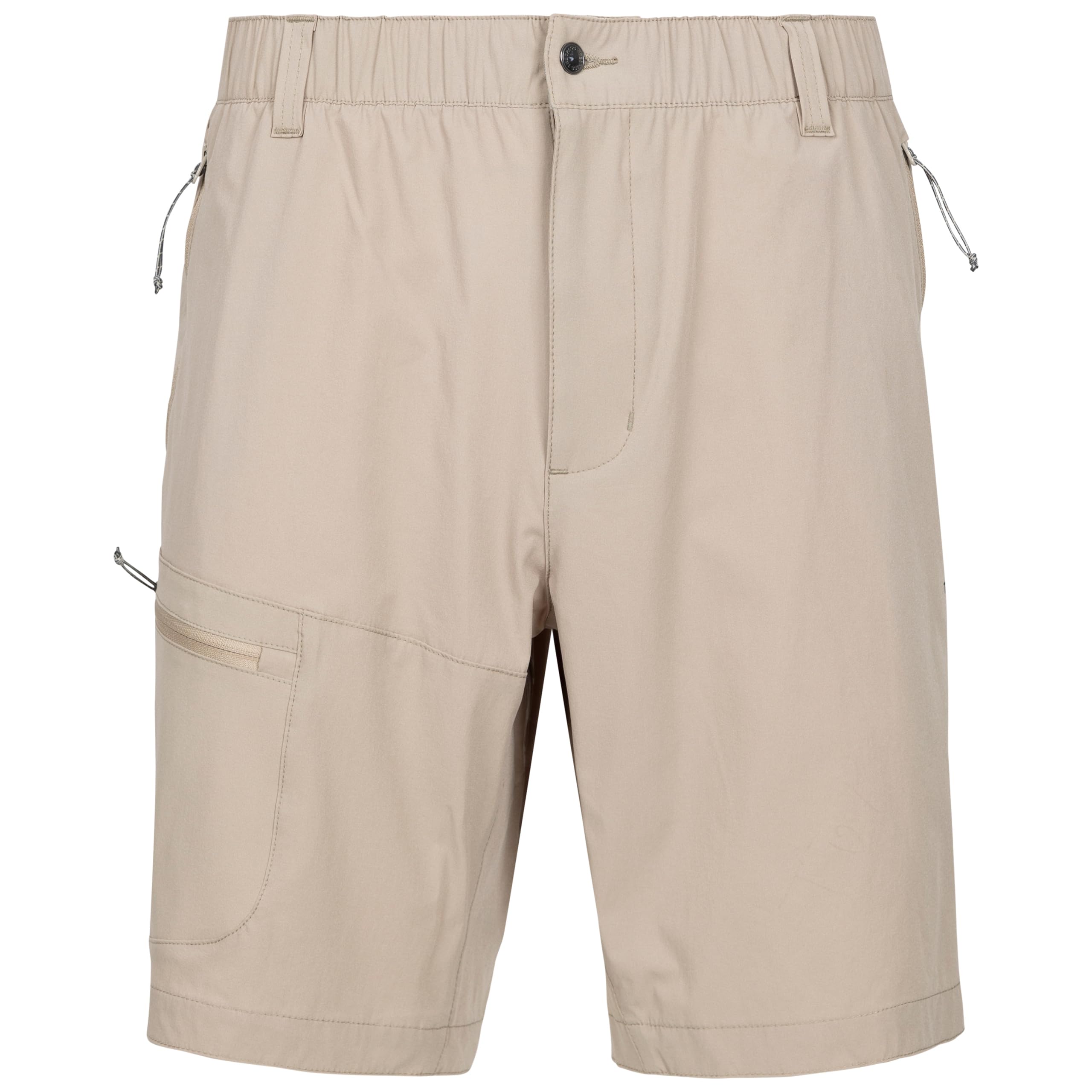 Trespass (M, Bamboo) Mens Walking Cargo Shorts Pockets Carlby