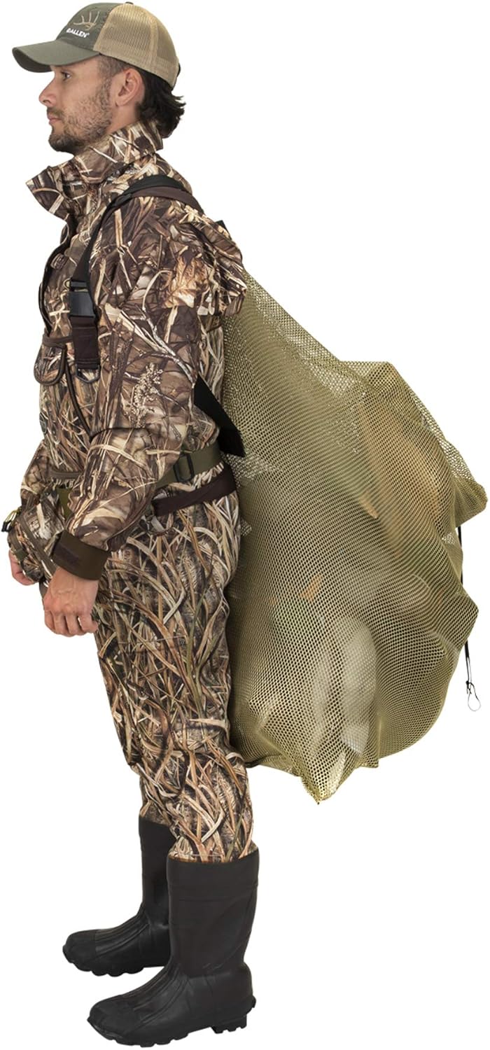 Allen Company Mesh Decoy Bag, Fits 24 Standard Duck Decoys, 52" L x 30" W, Olive