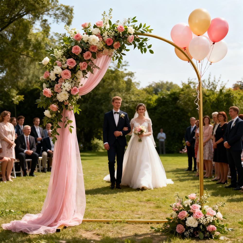 Arche Mariage, 1 × 2 m Arche Jardin, Arche en Métal, Arche Anniversaire, Mariage Arches, Décoration pour Mariages, Anniversaire, Fête