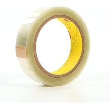 3M 396 Super Bond Film Tape, Transparent 1" Wide x 36 Yards Long Pack of 1