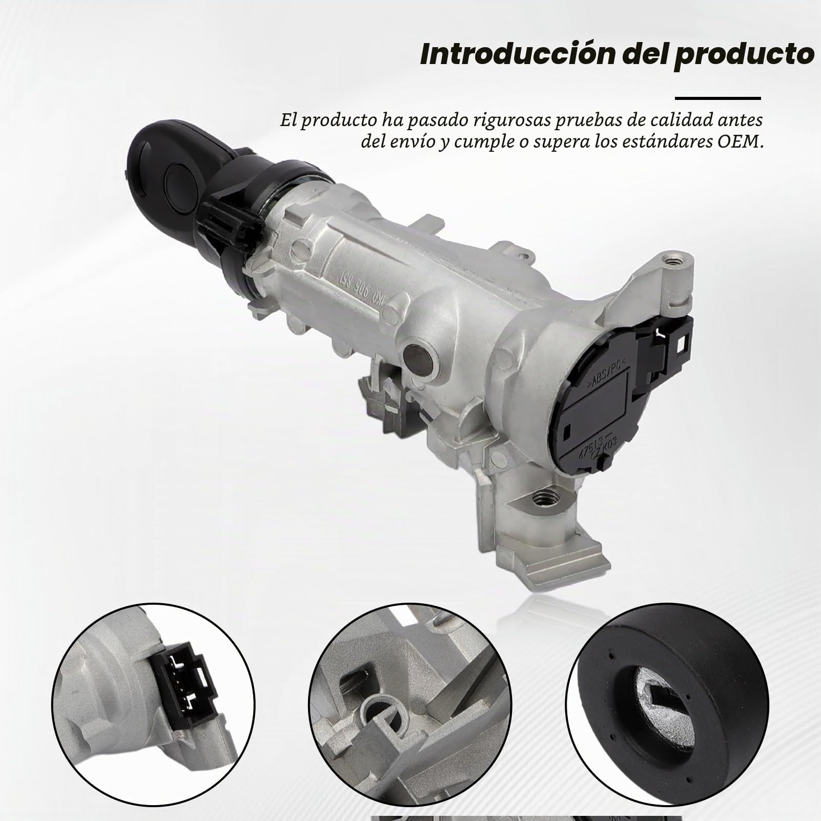 1K0905851B Interruptor encendido para A1 A3 TT Q3 Golf 5 Golf 6 1K0905841 Caddy Tiguan Touran Jetta 3/4 Alhambra Altea Leon Yeti Superb 1K0905865 1K0905865A Cerradura Encendido con llave