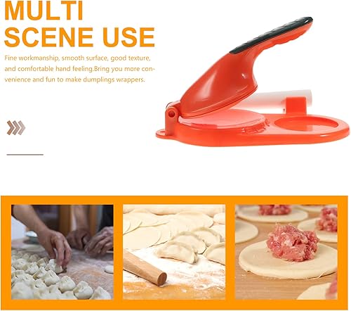 Miniatura 4 de Angoily Juego de 2 prensas manuales para tortillas con bolas de masa de masa de masa de masa de pizza prensadora de masa de masa de masa de masa