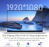 Laptop 15.6 inch, Celeron N4000 Processor 8GB LPDDR4 RAM 256GB SSD, Notebook 180°Flip Schermo FHD 1920*1080, USB3.0, Mini HDMI, WiFi, BT4.2 Supports SSD Expansion 1TB Laptops Computer(8GB+256GB)