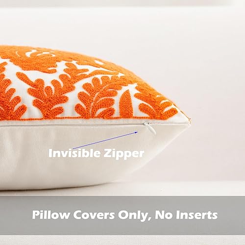 Miniatura 9 de HWY 50 - Fundas de almohada decorativas para sofá de 18 x 18, fundas de cojín floral geométrico