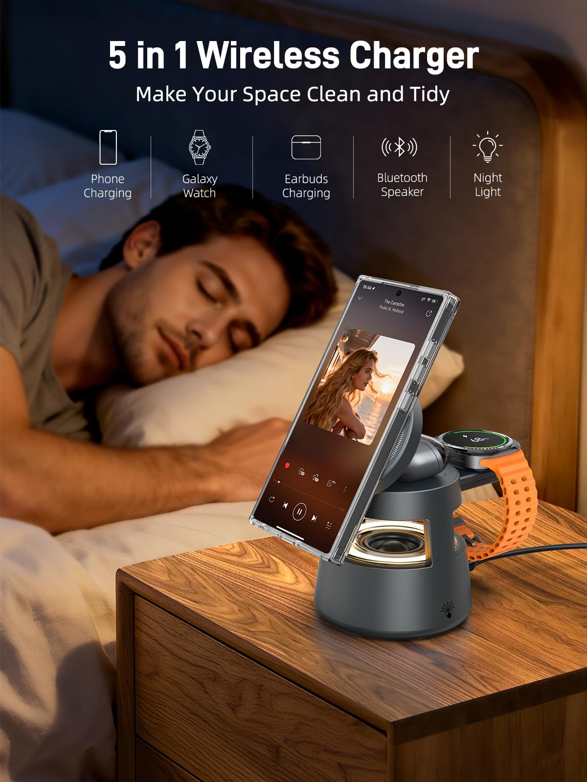 Magnetic Charger 5in1 per Samsung S25 Ultra - 3in1 Caricawifi - Dettaglio