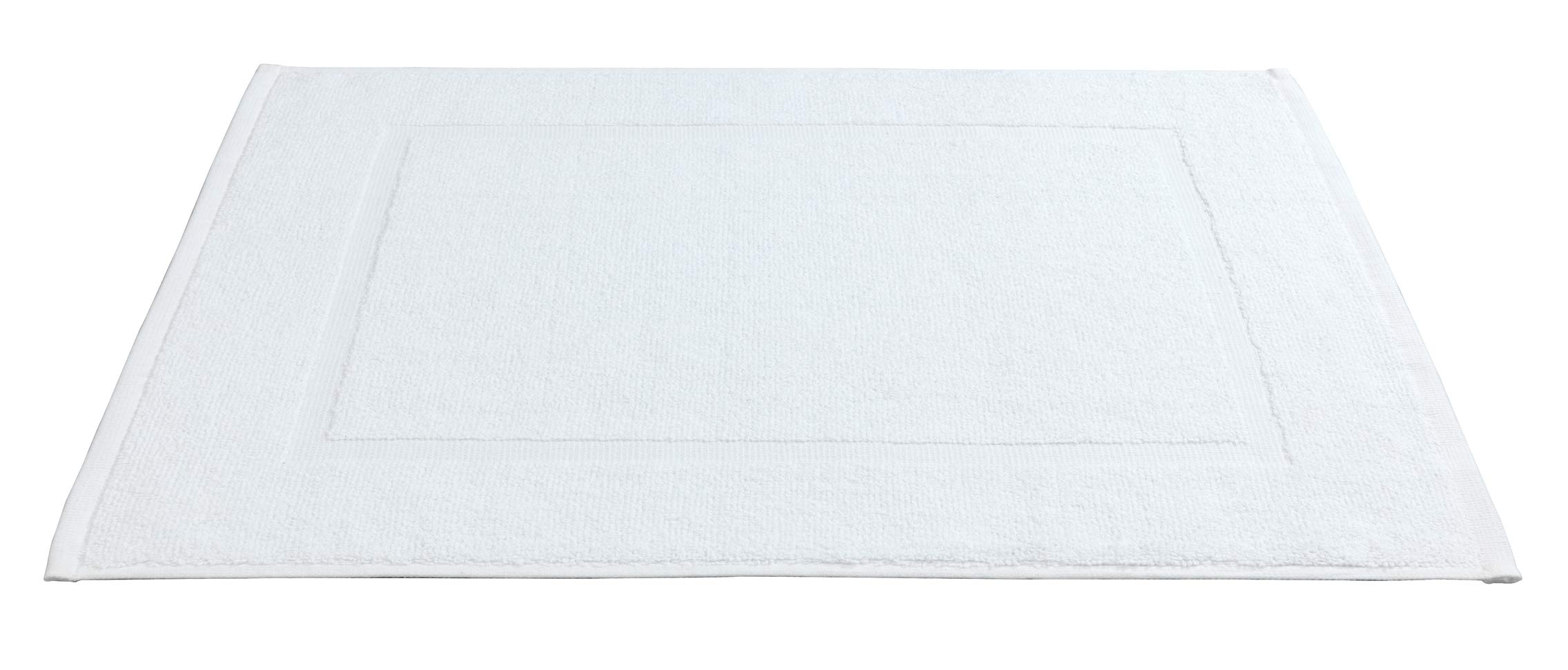 Allstar Tapis de bain Zen blanc - Tapis de douche, Coton, 40 x 60 cm, Blanc