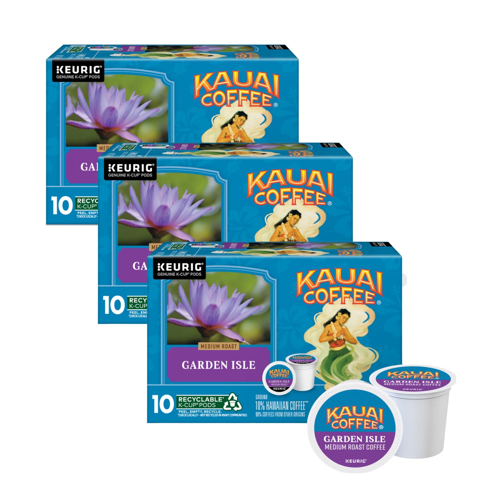 Amazon.com: Kauai Coffee Garden Isle Medium Roast - Compatible