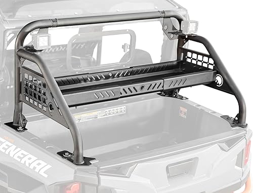 SuperATV Sport - Barra de accesorios para Polaris General 1000 2016+  Polaris General 4 2017+  Tubo de acero de 1.8 pulgadas  Puntos de montaje OEM