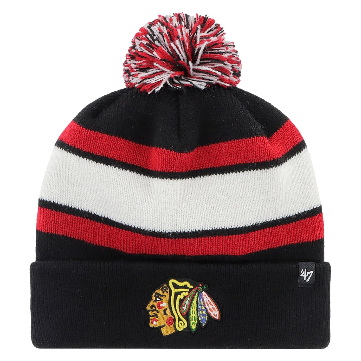 47 Brand Knit Beanie - WAYLAND Chicago Blackhawks