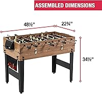 Vista 2 de Mesa de juego combinada de interior de 48" 3 en 1, mesa de conversión