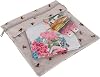 Hobby Gift Flat Cross Stitch Bag Storage Project Pouch - Cross Stitch Project Bag for Needlecraft Papercraft Cards, Waterproof Storage for Knitting & Crochet Accessories - 28 x 0.5cm, Bees