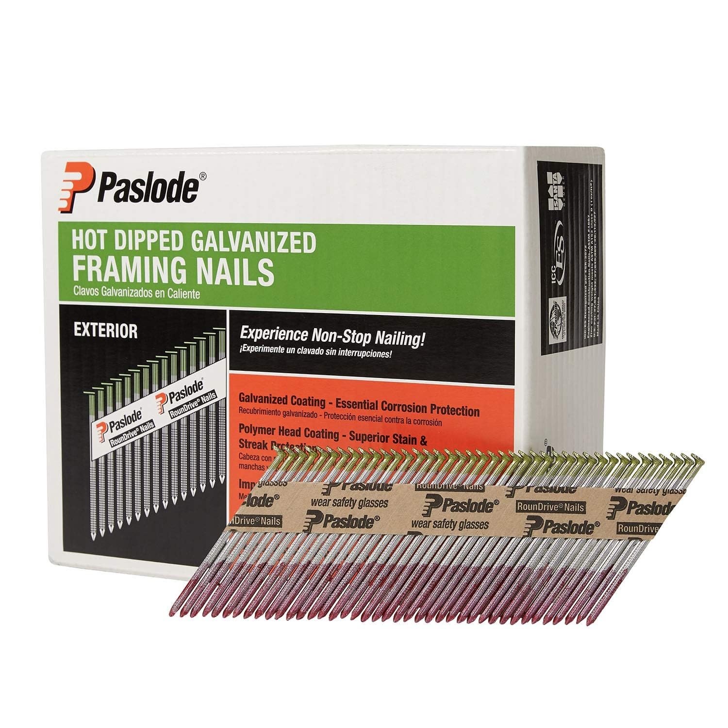 Paslode Galvanized Framing Nails - 2000 Count -11 Paslode Galvanized Framing Nails - 2000 Count -11