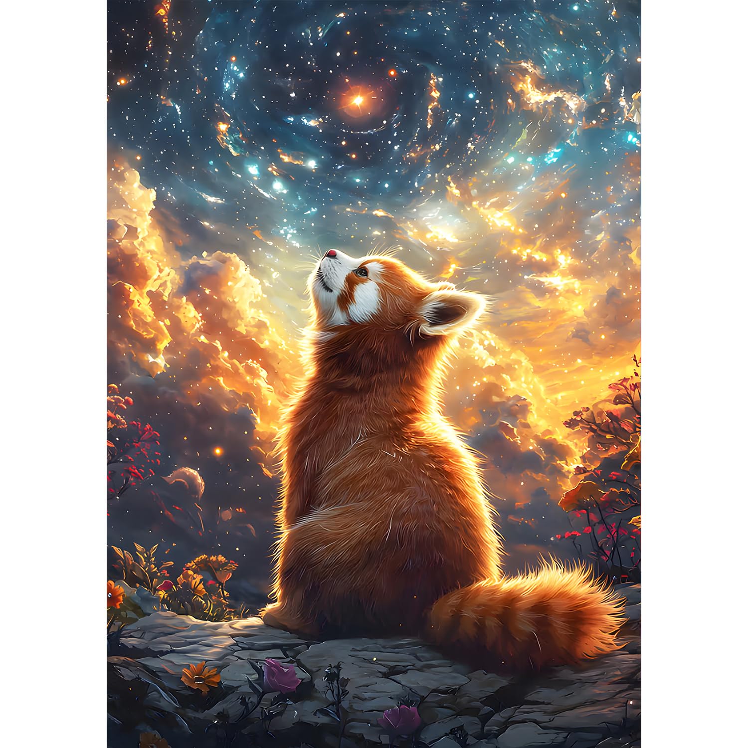 QQYRHN 5D DIY Raton Laveur Kits De Peinture Diamant, Complète