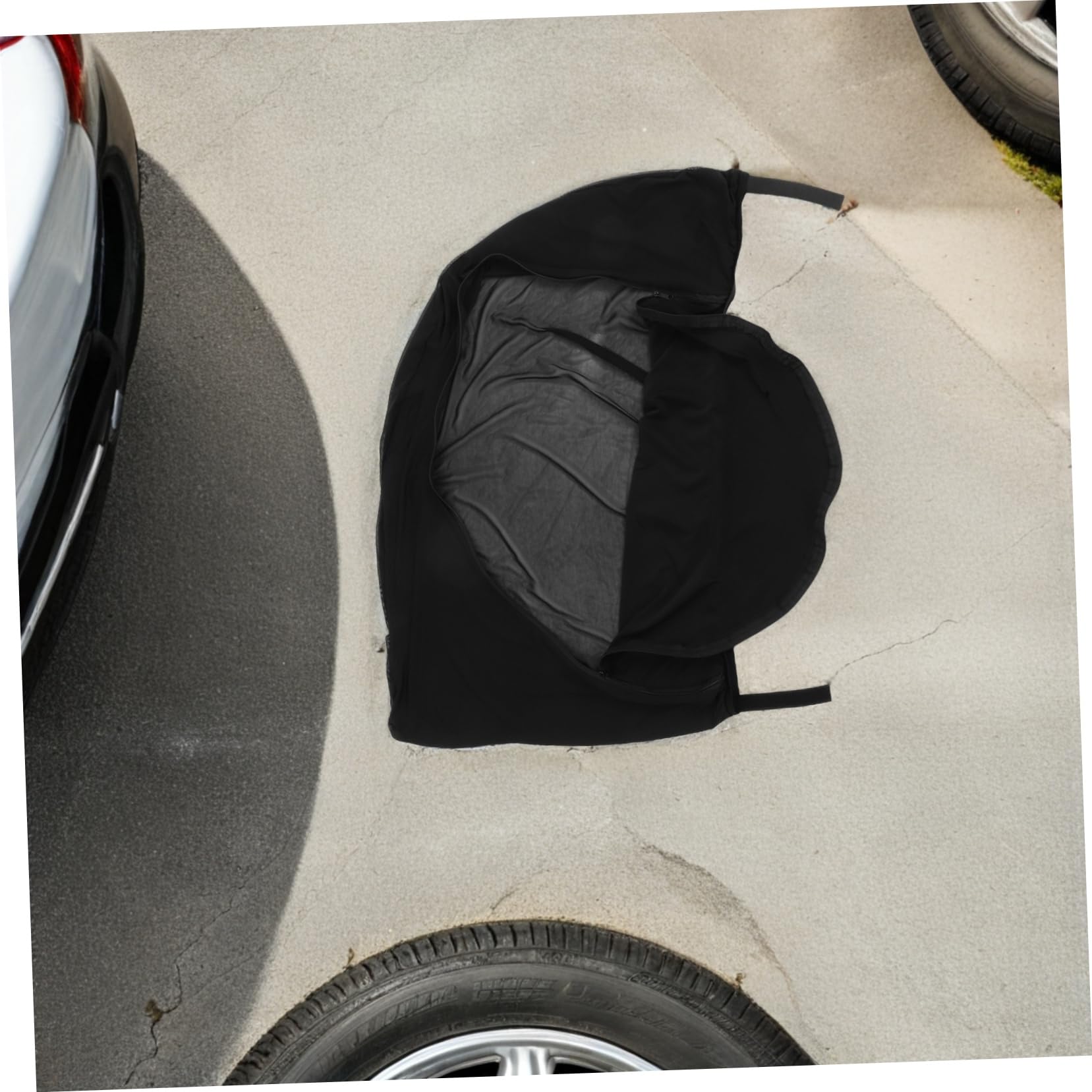 Cortinas para Ventanas Laterales de Coche, 1 Par, Malla Negra