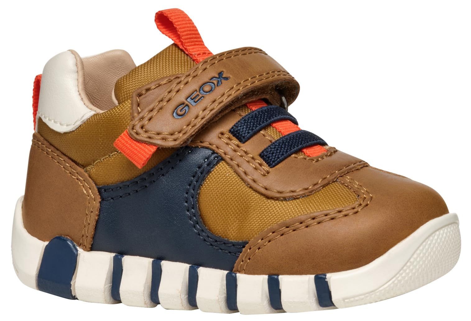 Geox B IUPIDOO BOY A, Sneaker, Brown