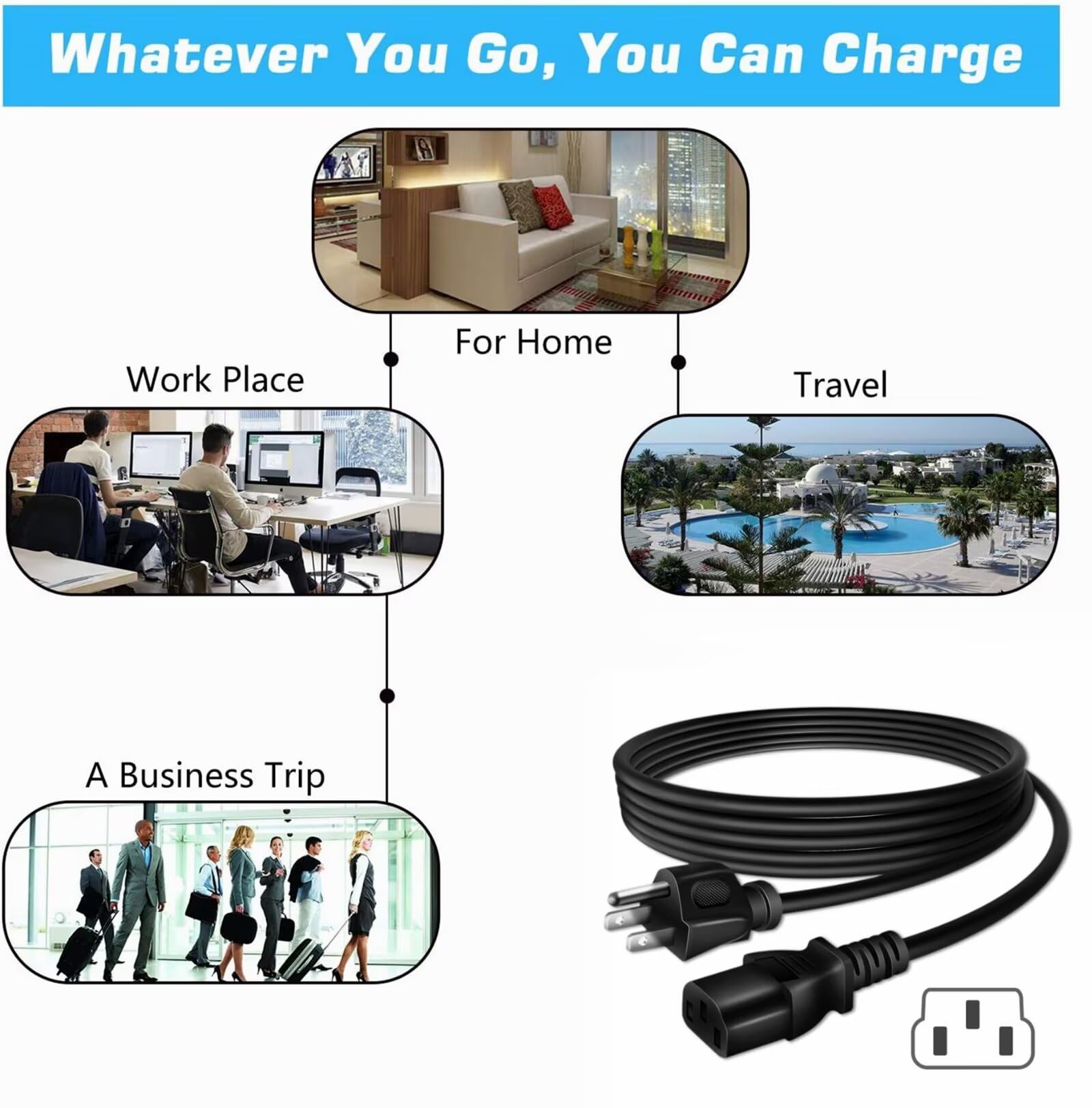 Amazon.com: MDCGPower AC Power Cord Cable Compatible with ASUS TUF