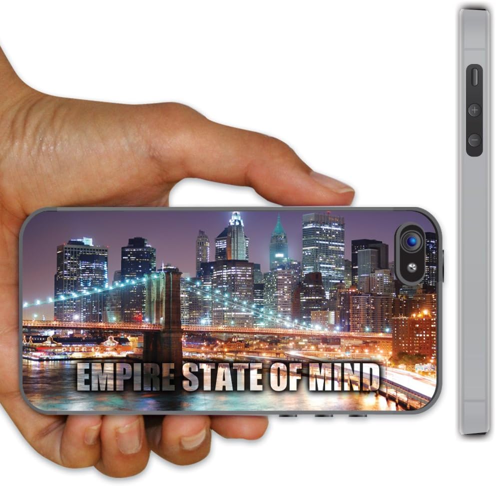 iPhone 5 Case - New York City - Empire State of Mind - Clear Protective Hard Cas