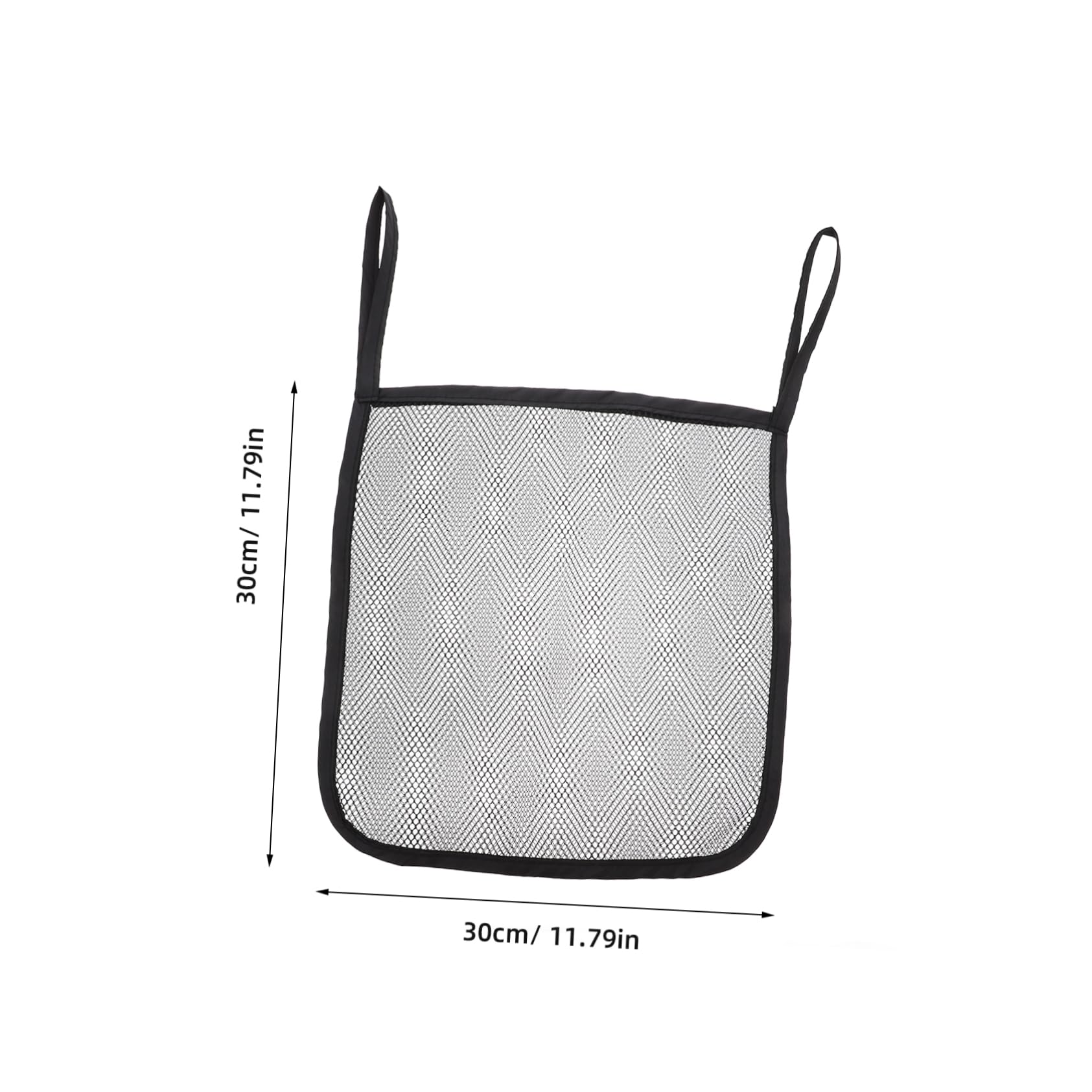 KOCKSHION 2pcs Side Sling Stroller Storage Bag Mesh Hanging Organizer for Stroller Convenient Net Pouch for Diapers Bottles Easy Attachment for Quick Access