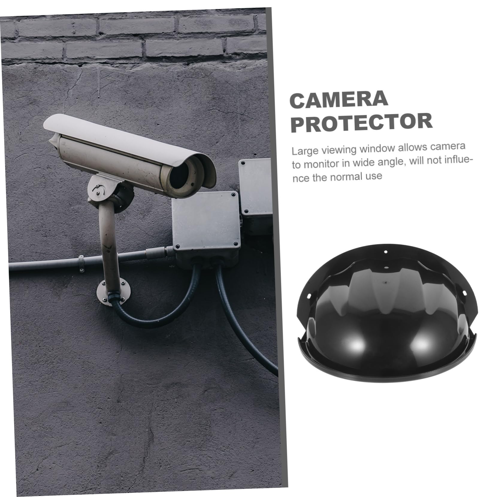 Jojofuny Housse De Pour Caméra Extérieure Résistante Aux Intempéries Et Solide Caméra De Sécurité Facile À Installer Plastique Robuste