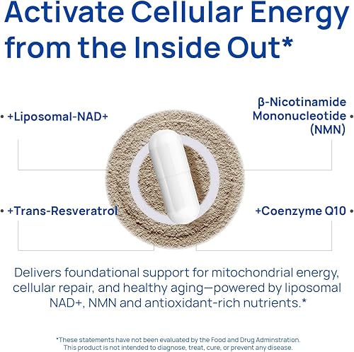 Miniatura 3 de Liposomal NAD Supplement for Men – NMN Supplement Nitric Oxide Prostate Health Supplements with Resveratrol, CoQ10, L Citrulline and Lycopene for