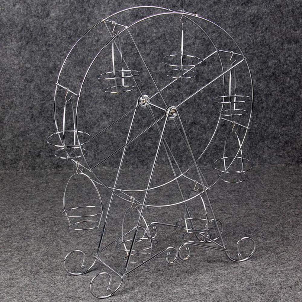 Amazon｜ケーキスタンド 観覧車8カップケーキは、回転可能なケーキの