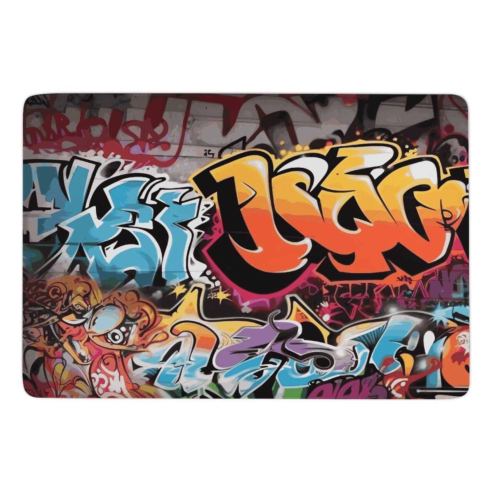 Tapis de salle de bain hip-hop antidérapant idéal pour sécuriser la salle de jeux