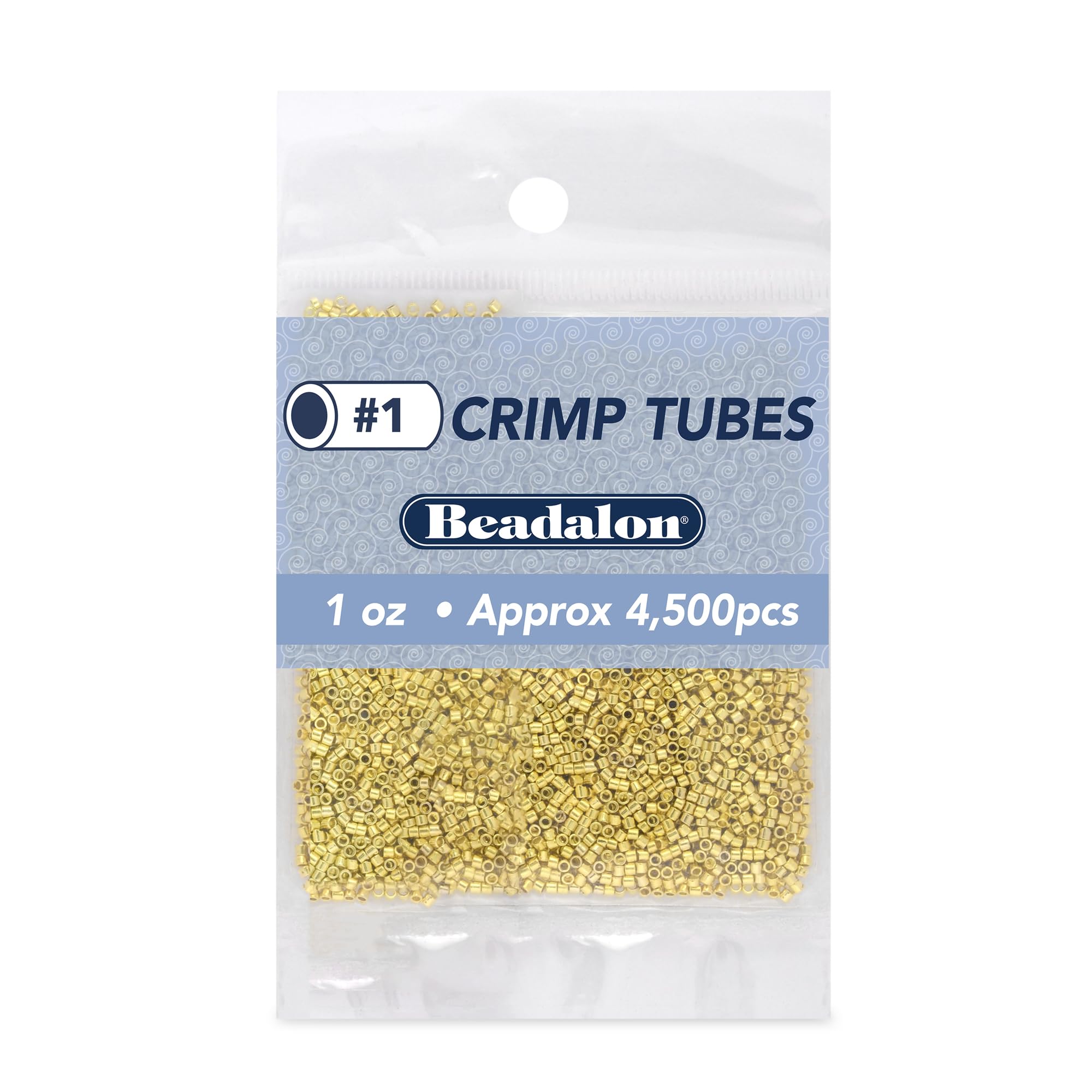 Beadalon Gold Crimp 1.3 Mm Tube,