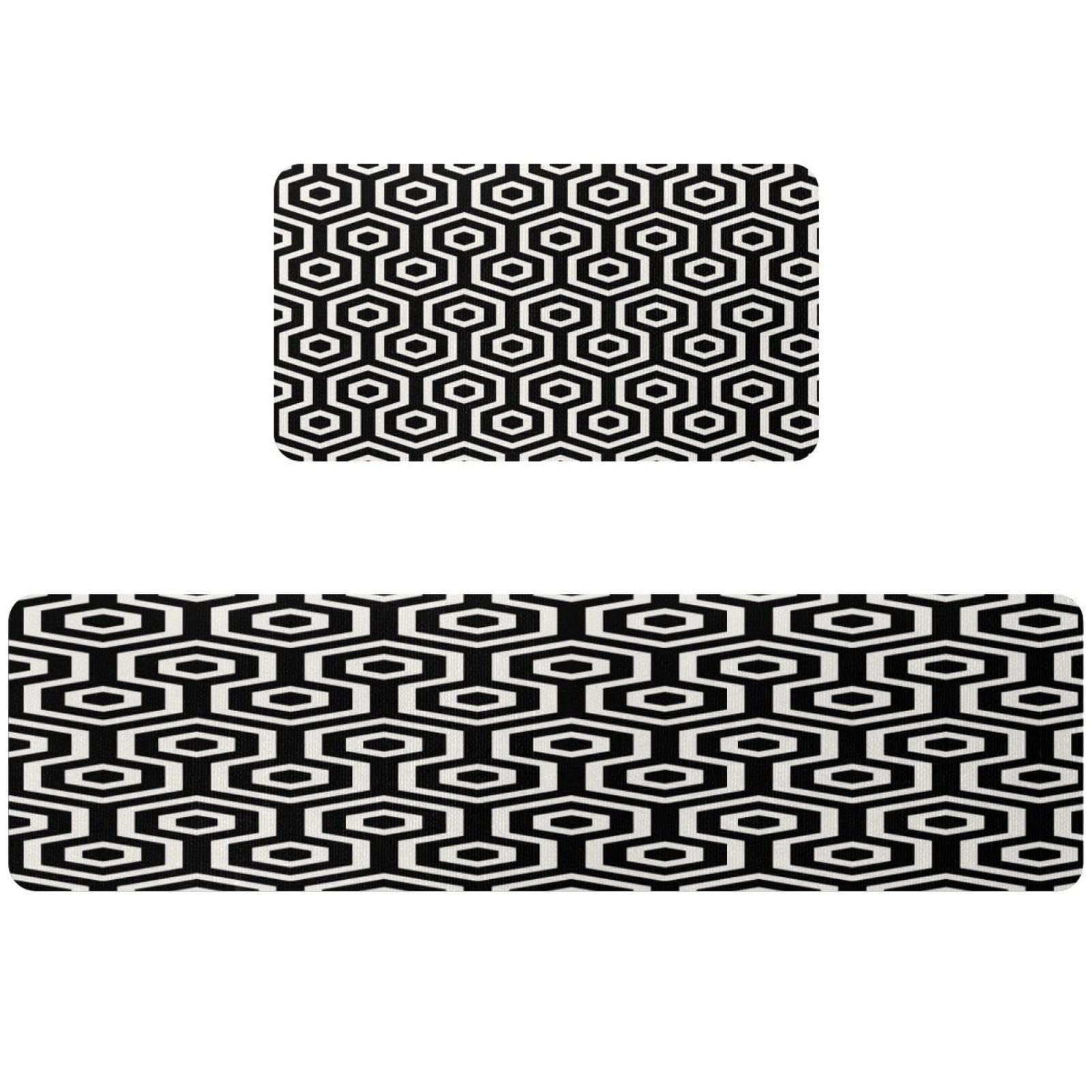 Alfombra absorbente para cocina VAPOKF antideslizante y lavable con diseño moderno