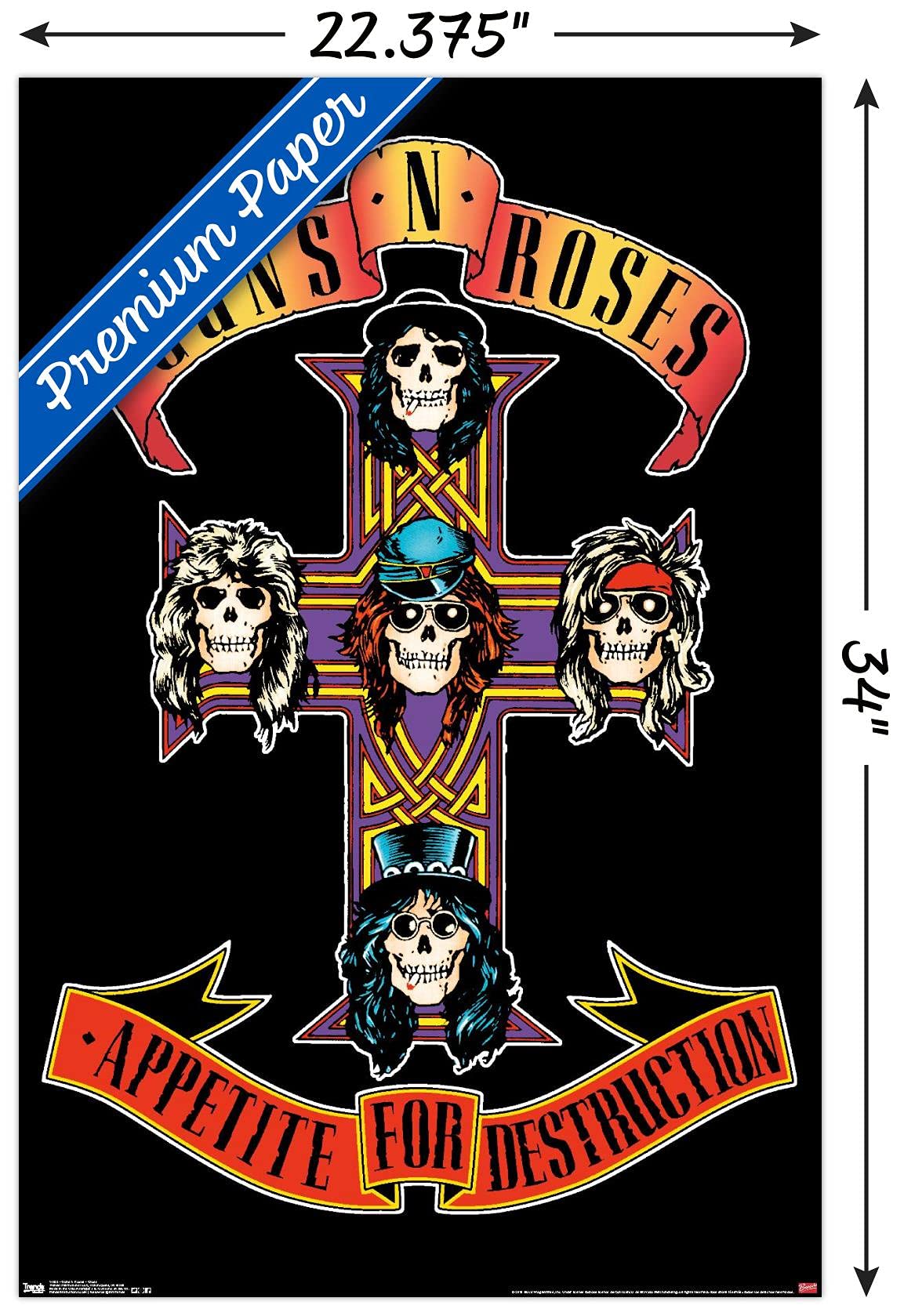 限定　Guns N' Roses 2022　Lithograph ポスター RARE Samurai Guns N' Roses Lithograph Japan November 6 2022