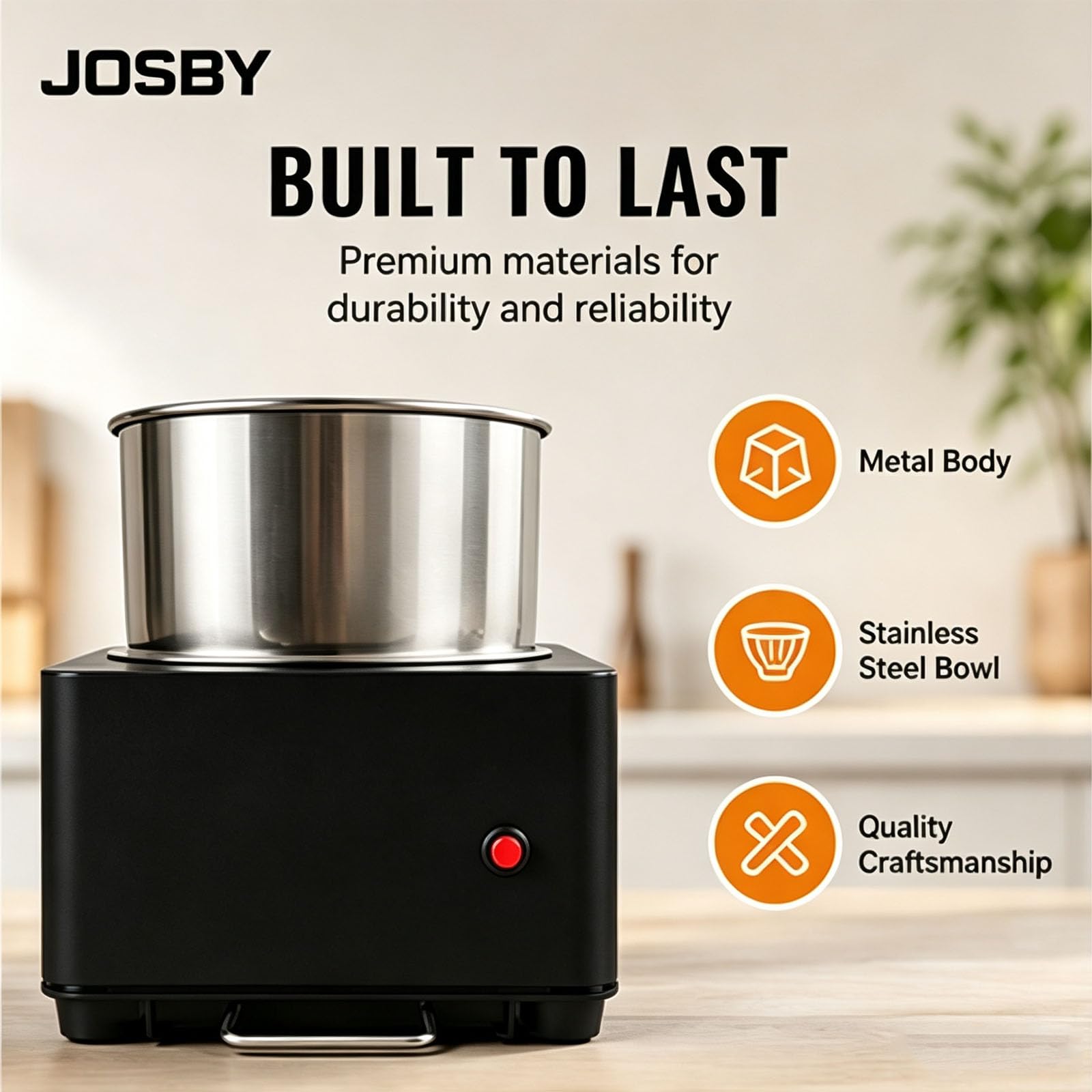 JOSBY Macchina Automatica per Il Raffreddamento dei Chicchi di caffè, Funzionamento A Pulsante, capacità 1000 G, Macchina per Il Raffreddamento E La Tostatura del caffè
