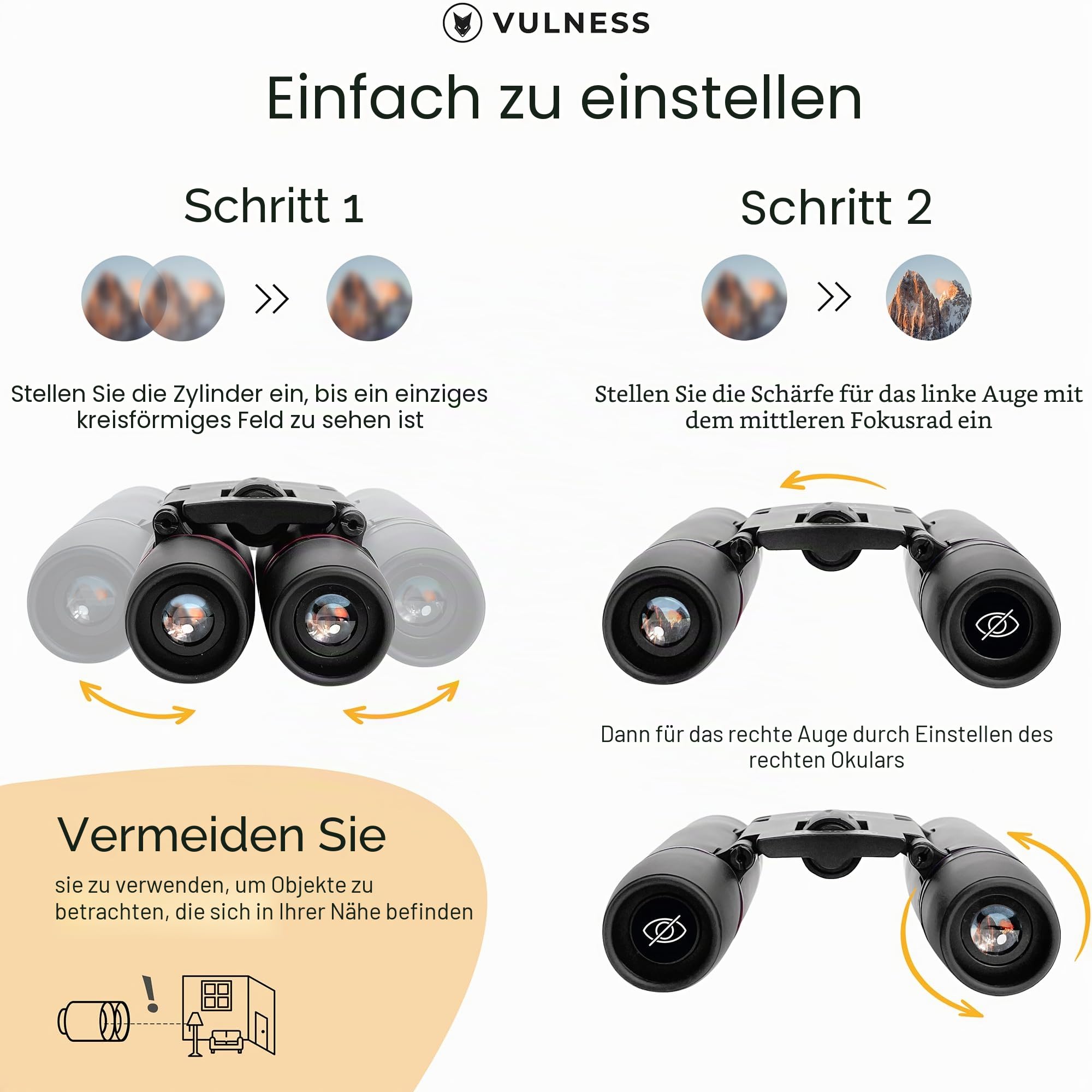 Fernglas für Erwachsene, kompaktes kleines Mini-Reise-Fernglas für Vogelbeobachtung, leistungsstarke, Kreuzfahrtschiff, Essentials, norwegisches Alaska, EIN Muss für Wandern (Black, 8X21)