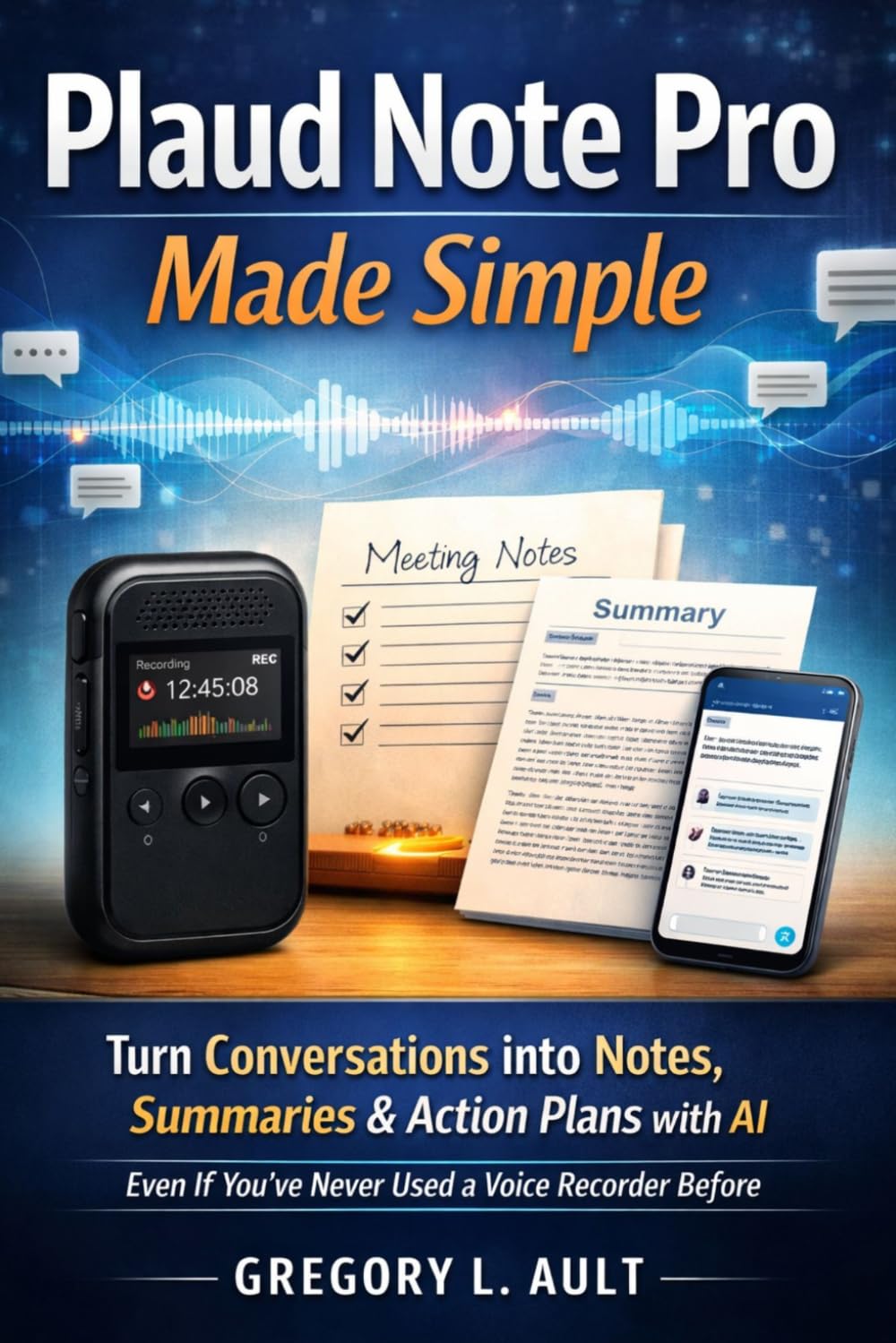 PLAUD NOTE PRO MADE SIMPLE: Turn Conversations into Organized Notes, Clear Summaries, and Action Plans with AI — Even If You’ve Never Used a Voice Recorder Before (Gadget Mastery Series)