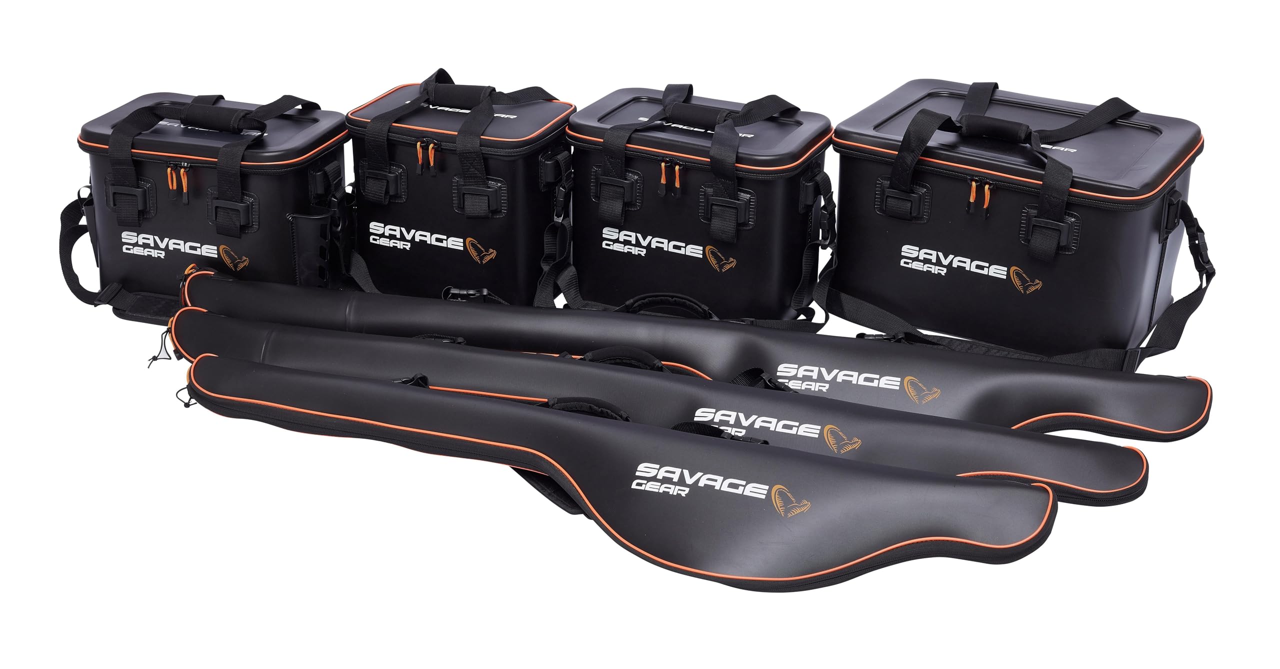 Savage Gear WPMP Sac étanche pour cannes à pêche - Sac de transport durable pour cannes à pêche, protège les cannes montées,bandoulière amovible, idéal pour la pêche en eau douce et en eau salée 120cm