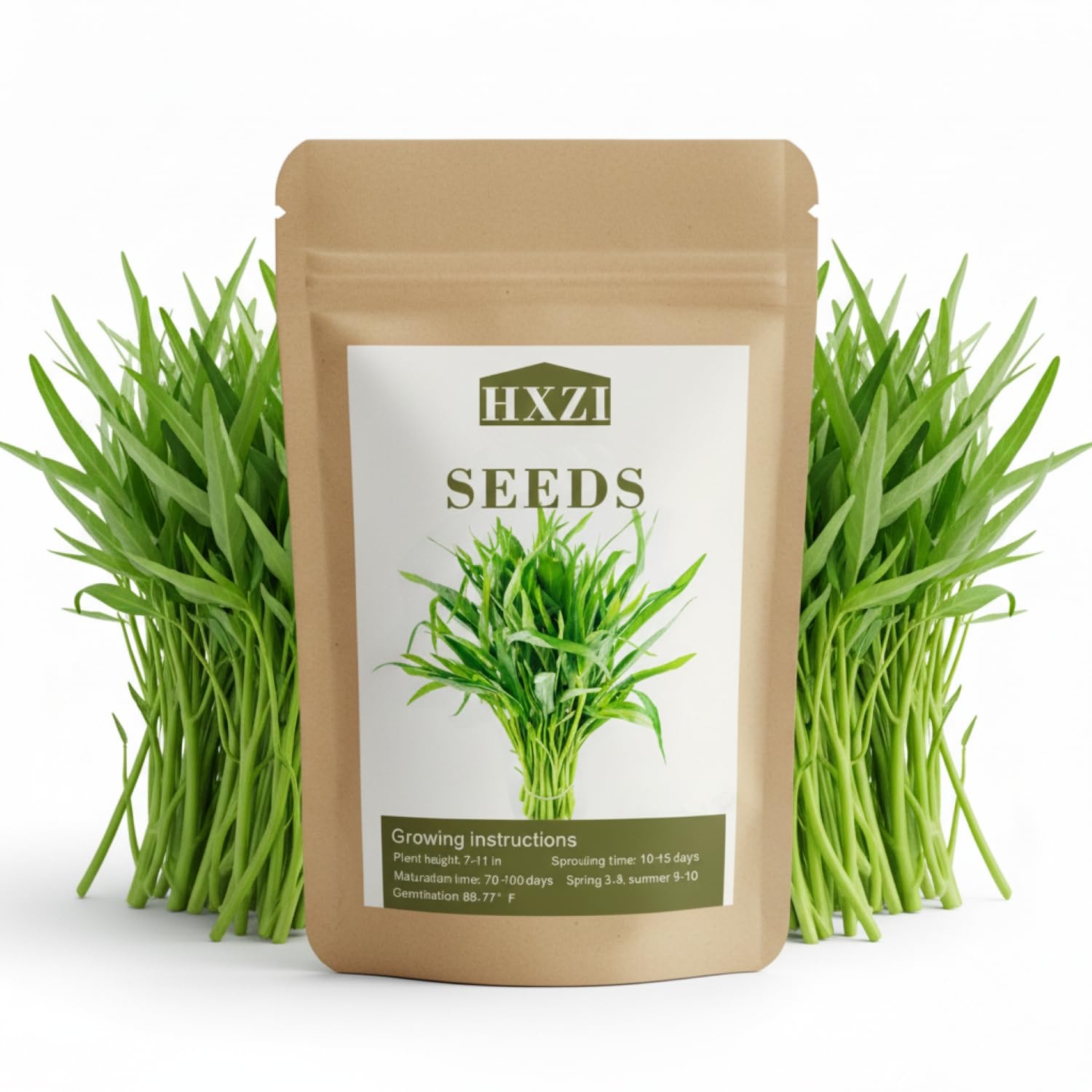 Kong Xin CAI Seeds, 0.5 Ounce 350+ Seeds Vegetable Seeds for Planting