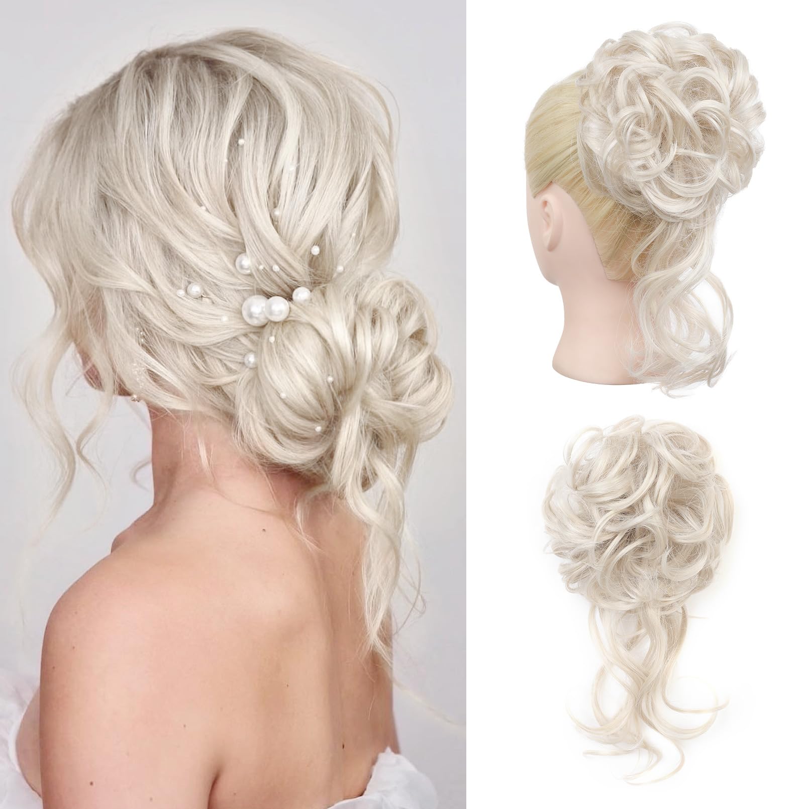 REECHO Messy Bun Hair Piece