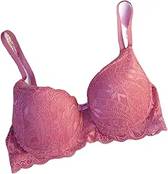 Sutiã Feminino com Bojo Rendado com Aro Sutia de Renda com Alças Reguláveis Lingerie Soutien