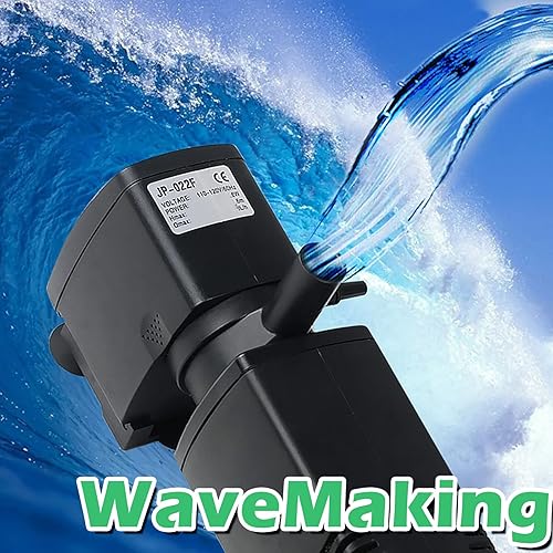 Miniatura 5 de TARARIUM Filtro de tanque de peces para tanque de 15 a 40 galones cristalino potente interno filtros de acuario sumergibles sistema de bomba y