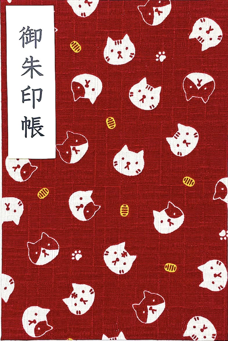 トモ　御朱印帳　大判　×12点 Amazon | 【猫と福小判】大判サイズ 御朱印帳・蛇腹タイプ・12山24頁