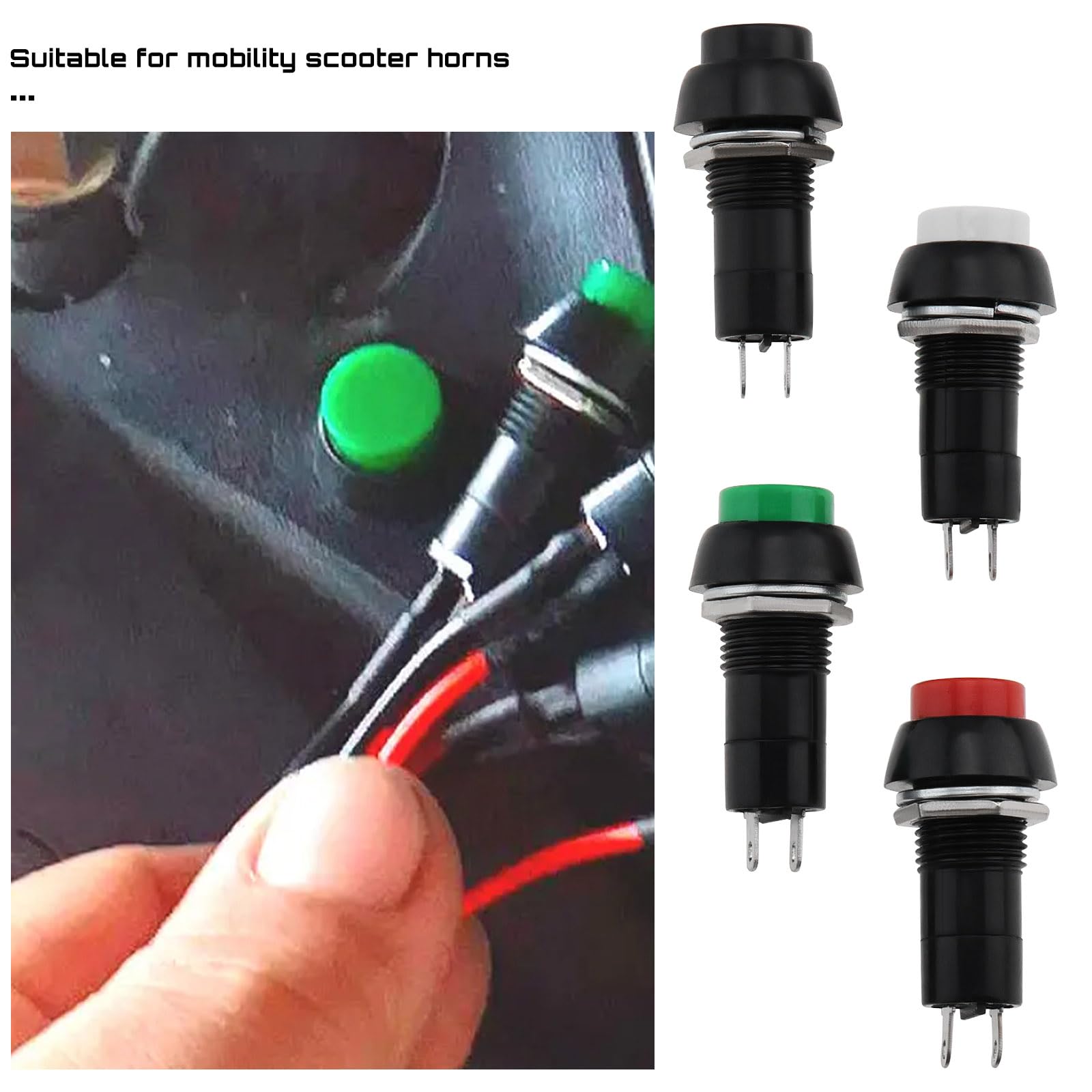 YOSOO Interrupteur à Bascule Momentané Interrupteur à Bascule 6 Broches Interrupteur RV