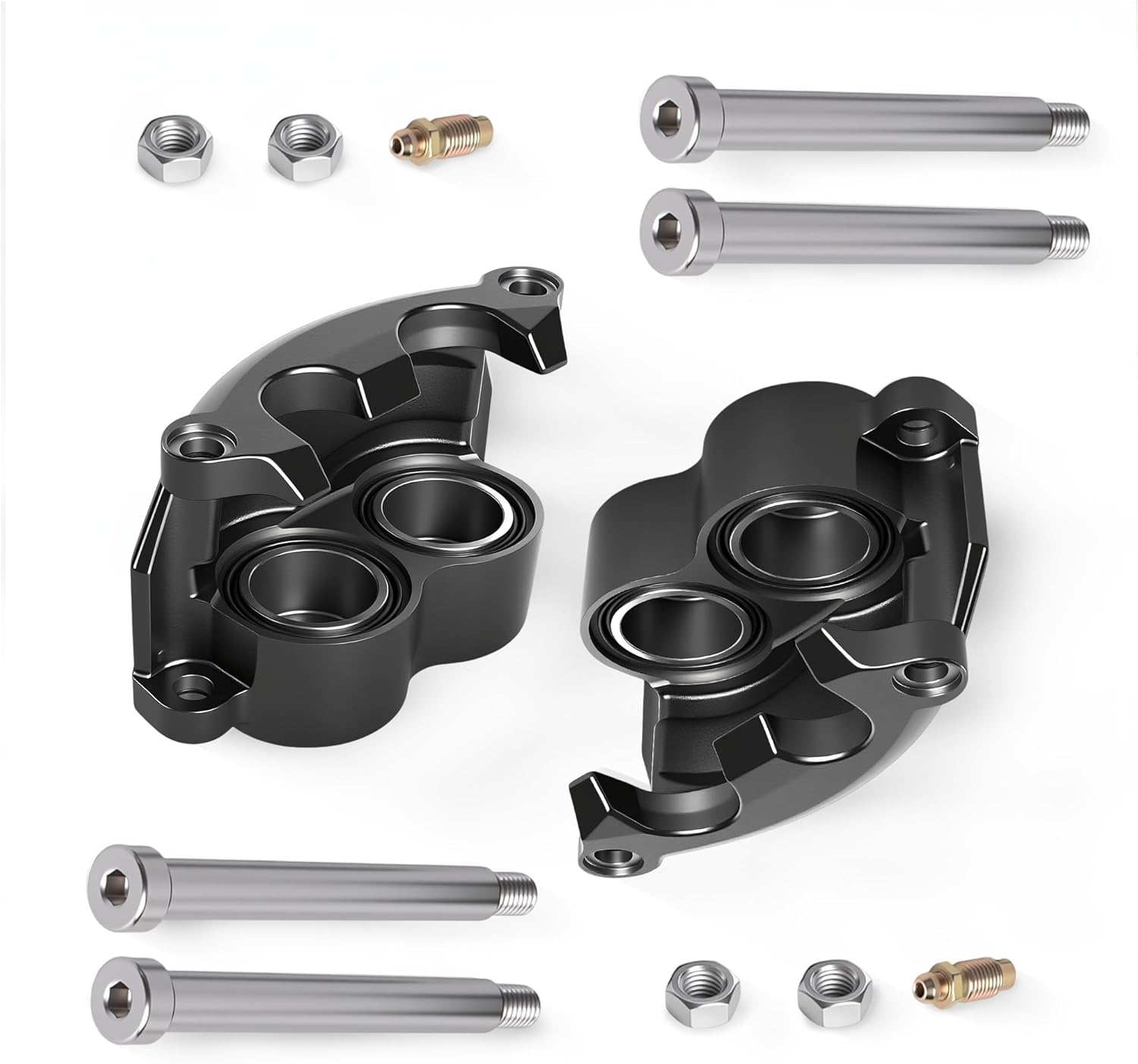 1 Set Disc Brake Caliper Fit for Dexter 10K & 12K Hydraulic Disc Brake, Bleeder Screw Included, Right or Left Side, OE BP18-045, 089-002-02